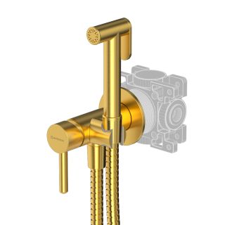 Гигиенический душ со смесителем Omnires Y матовое золото SYSYBI2GLB